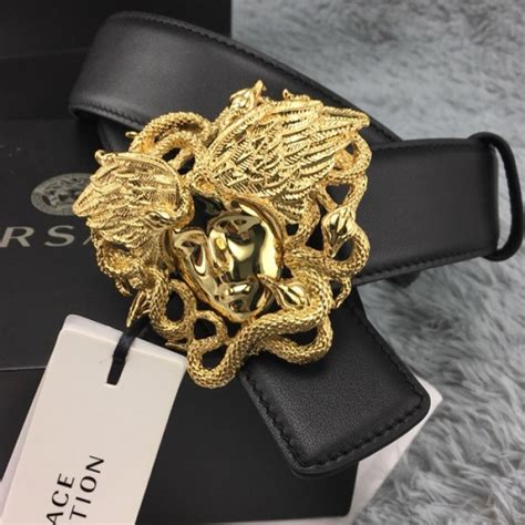 versace belt for kids|Versace medusa snake wings belt.